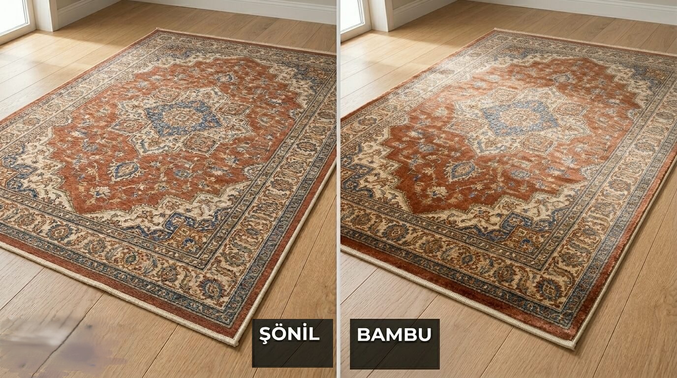 Şönil mi Bambu mu? Halı Seçiminde Çoğu Kişinin Bilmediği 5 Kritik Fark