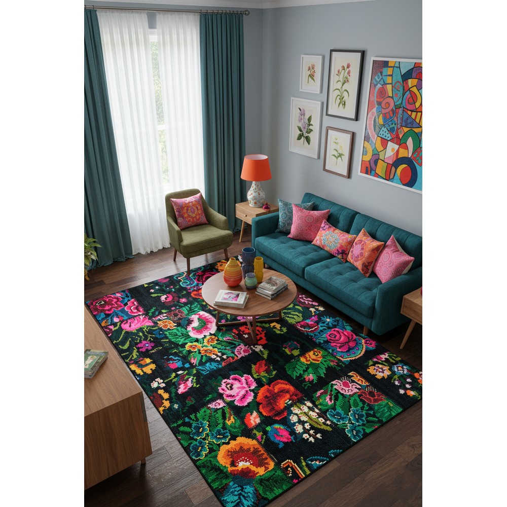 Quintesa Patch 05 Patchwork Halı: Renklerin ve Desenlerin Sanatsal Dansı