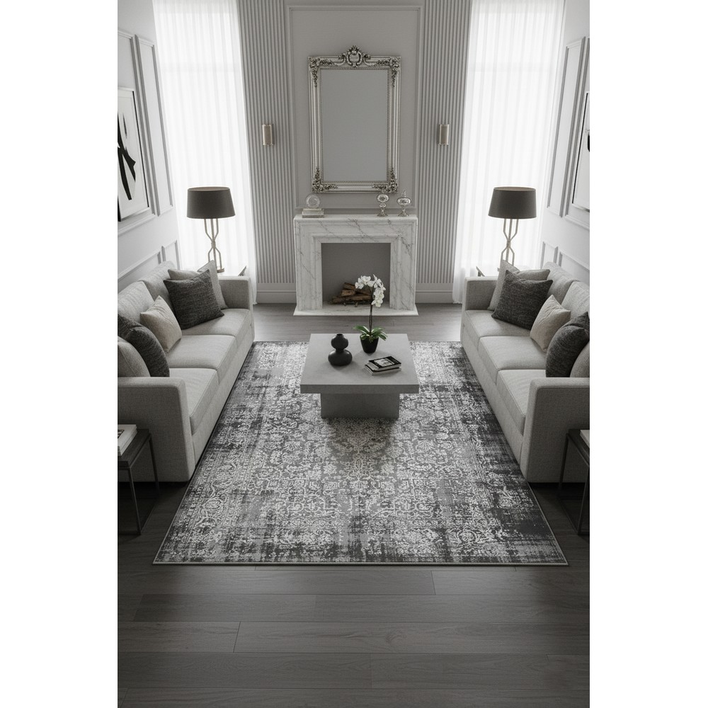 Vezura V10093 Gri Halı: Sade Şıklığın Modern Yorumu, öne çıkan özellikleri