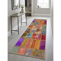 Quintesa Patch169 Patchwork Bambu Halı: Yaşam Alanlarınızda Kültürel Derinlik ve Sofistike Zarafet, antre ve giriş kullanımı